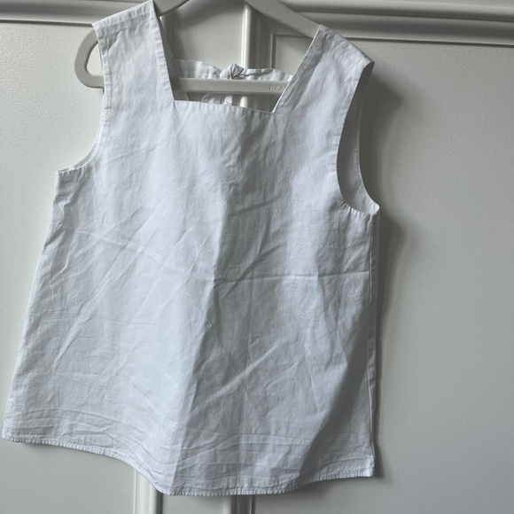 Zara Kids Crisp White Sleeveless Top - Picture 1 of 4